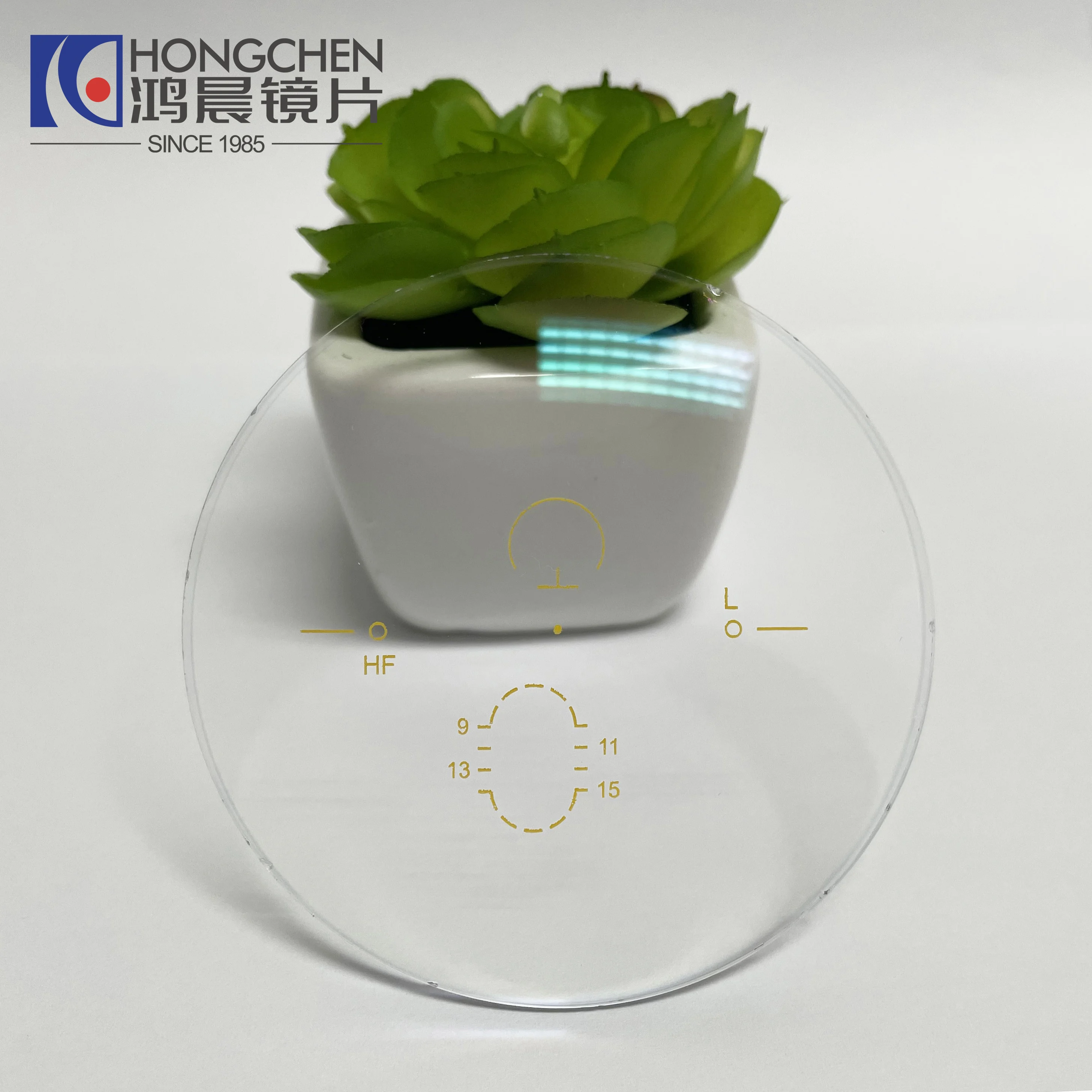 HONGCHEN RX Lab Service 1.56Index Prescriptions Freeform Green Coating Blue cut Progressive Optical Lens