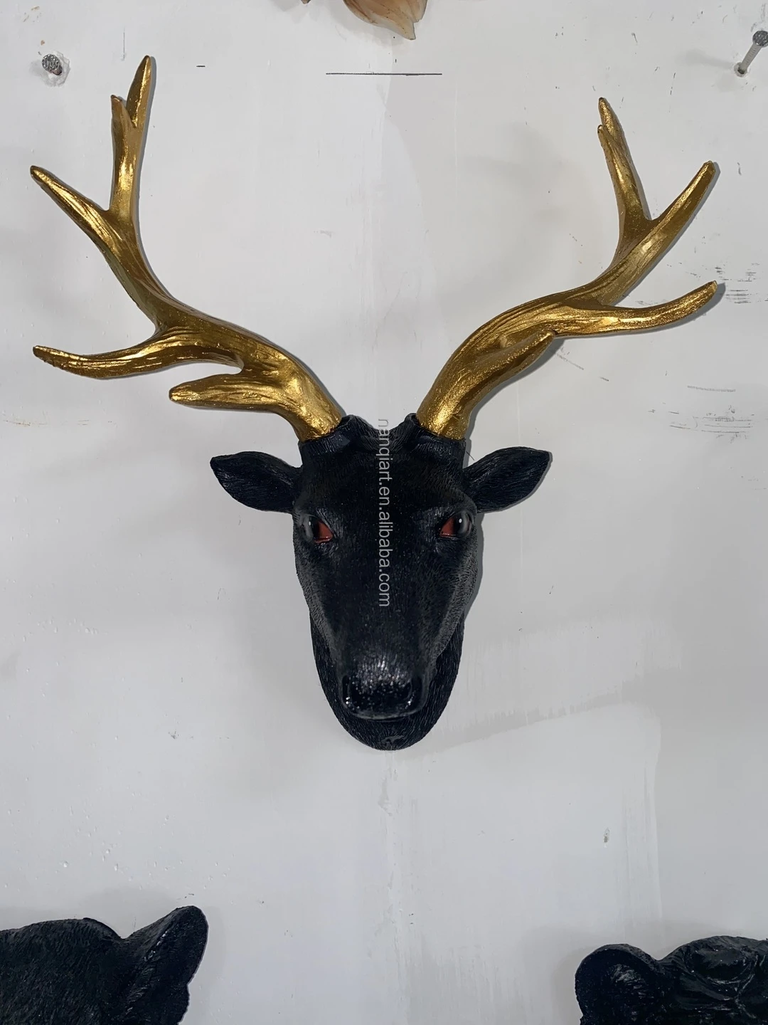 Lion Head Statue Factory New Design Wholesale Home Wall Decoration Statue Lifelike Good Quality Resin Animal Lion Head Figure