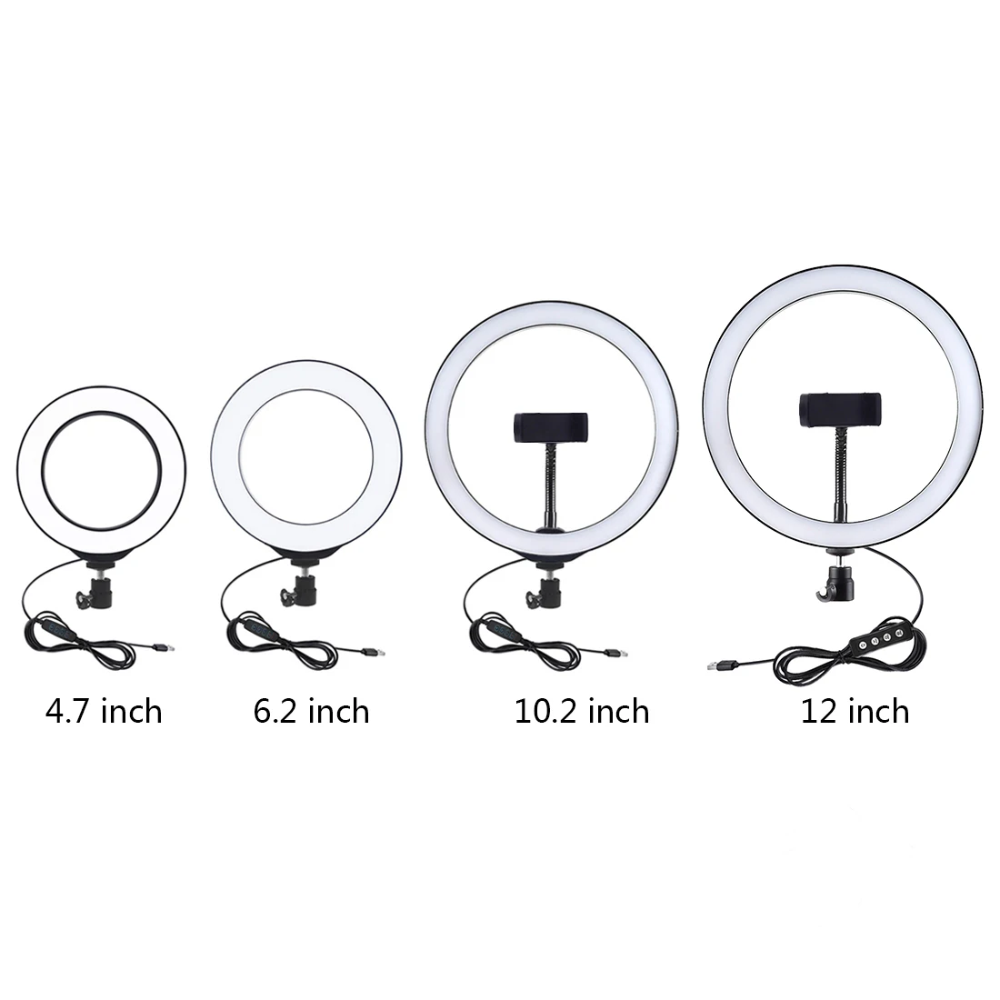 Dimmable Stand Professional Studio Lighting Kit for YouTube Facebook Live Twitch Photography and Beauty Blogging