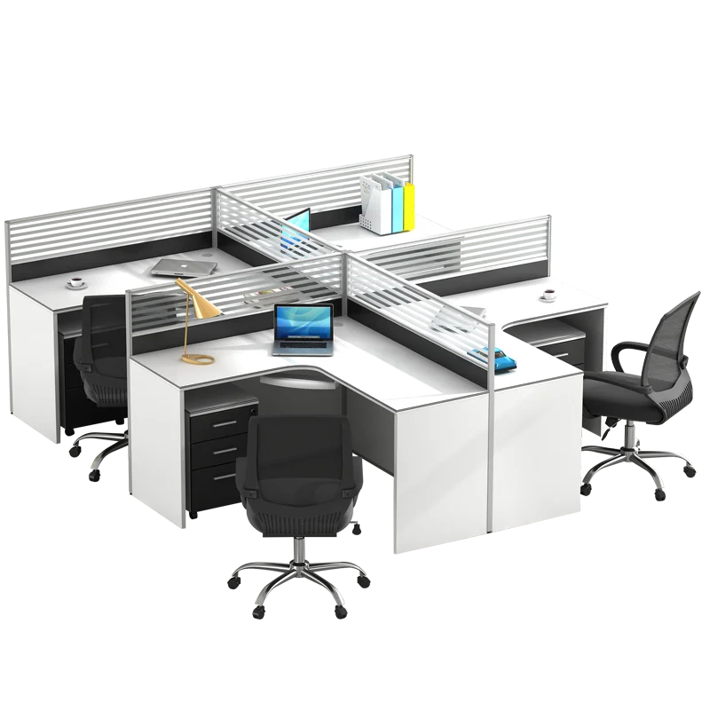 High quality 	 executive wooden office desk desk table office  4 6  person staff workstation office work desks