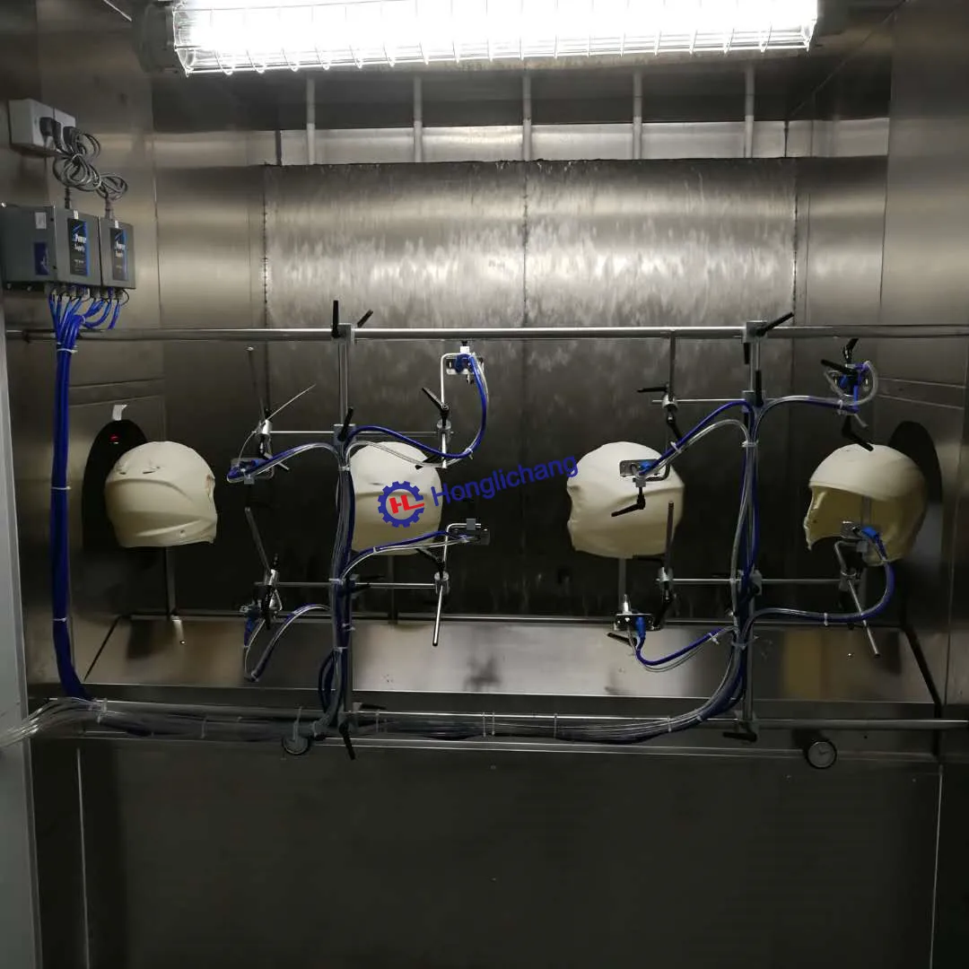Robotic PU Automatic Helmet Painting Machine with Baking Oven