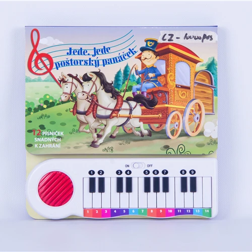 2023 детская Интерактивная звуковая книга фортепианная музыка настольная с детскими