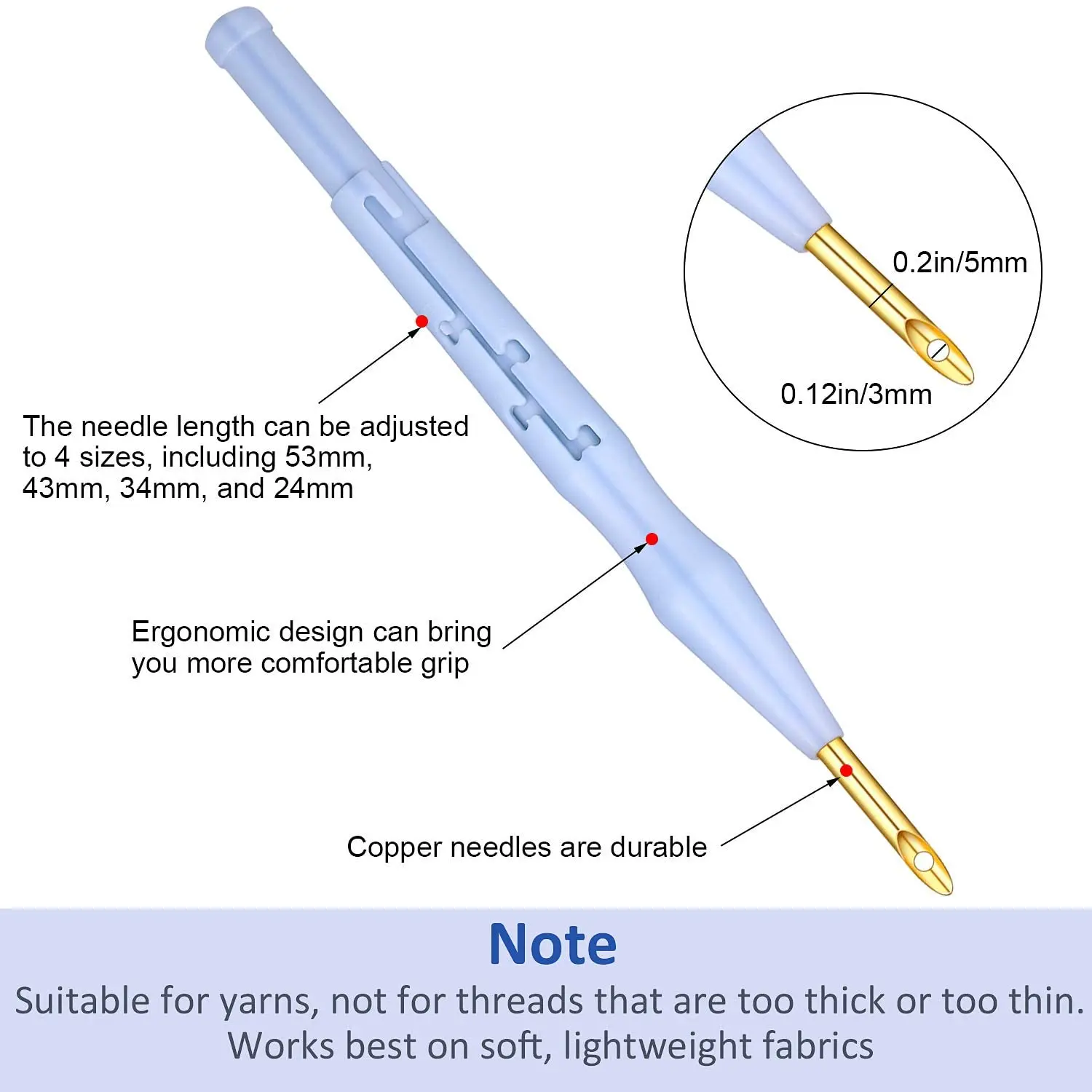 New arrival Adjustable poke pen punch needle