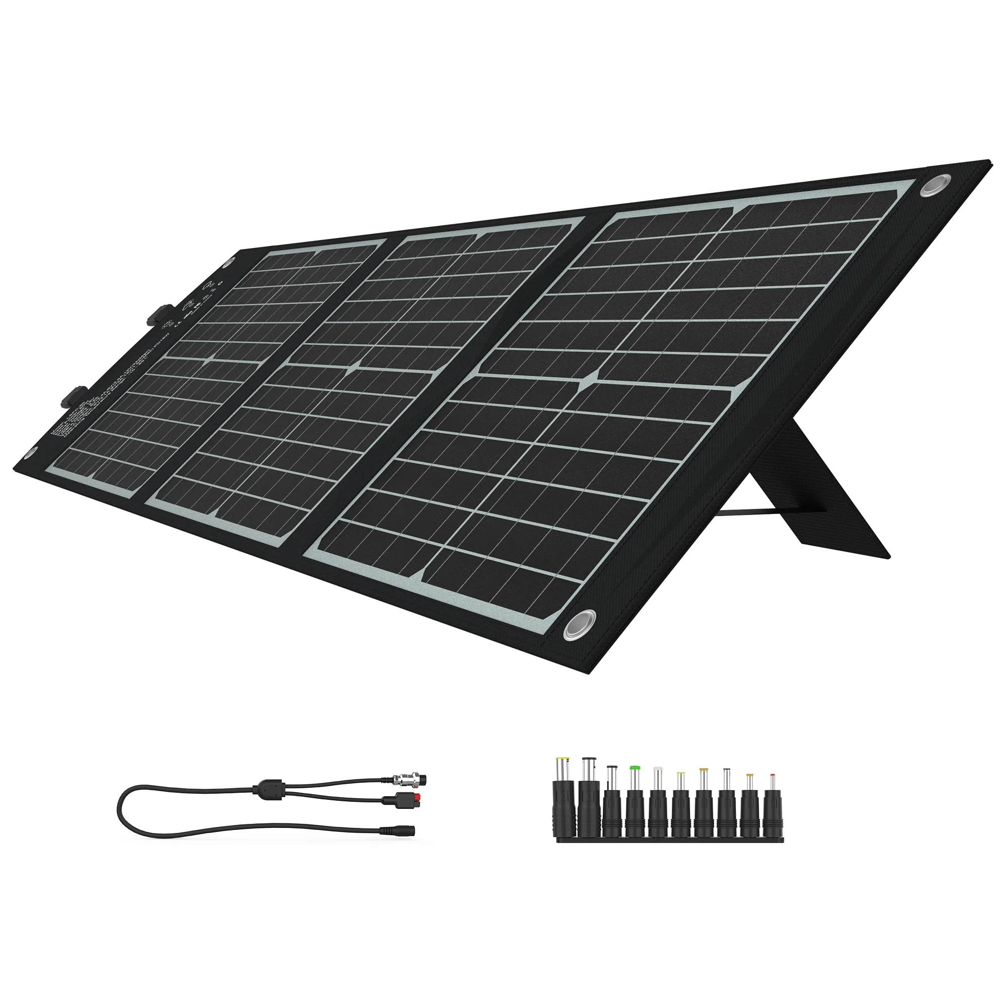 Amazon Hot Sell 60W Foldable Solar Panel Charger Flexible Solar Charger Panel  For Camping Travel