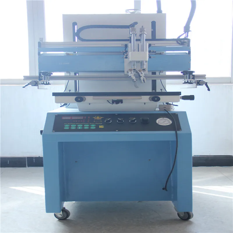 LC Brand Semi Automatic Silk Screen Printer PVC PET film Printing Machine for ruler printing