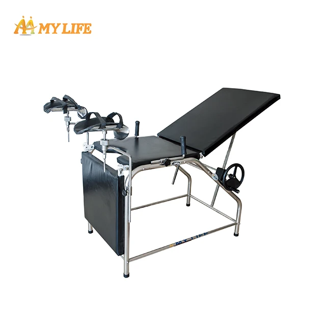 Hot Selling Good Quality Medical Stainless Steel Female Examination Gynaecology Table