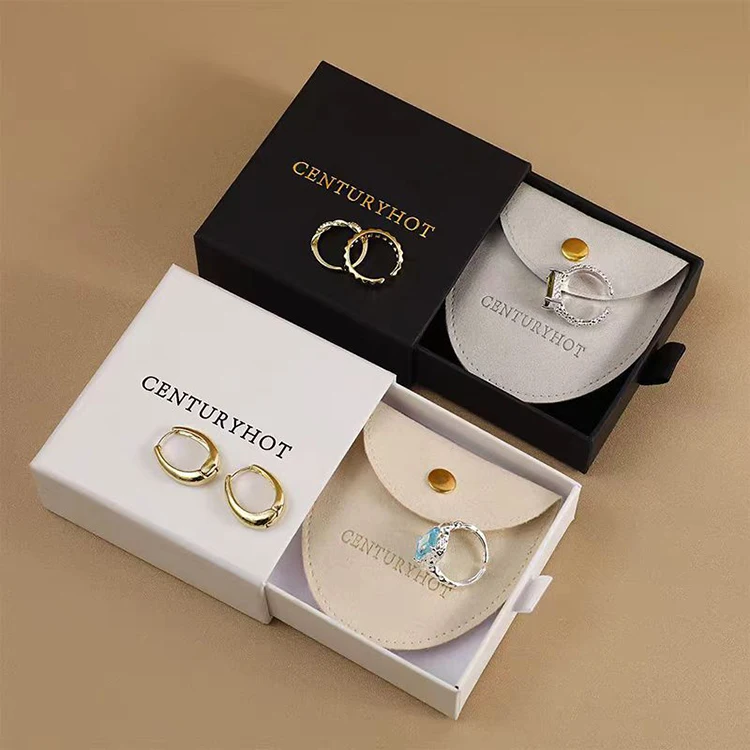 wholesale packaging rose jewelry box set custom logo mini paper drawer boxes for jewelry