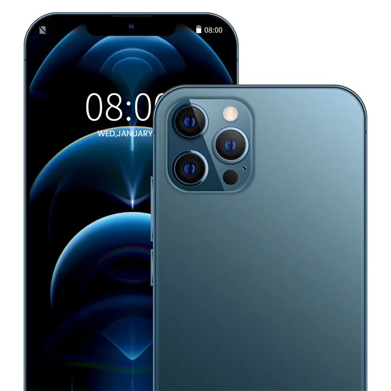 
Dropshipping Original 1Phone i12 Pro Max 6.7 inch Smartphone 8GB+256GB 6800mAh Long Standby Time Android 10.0 Mobile Phone 