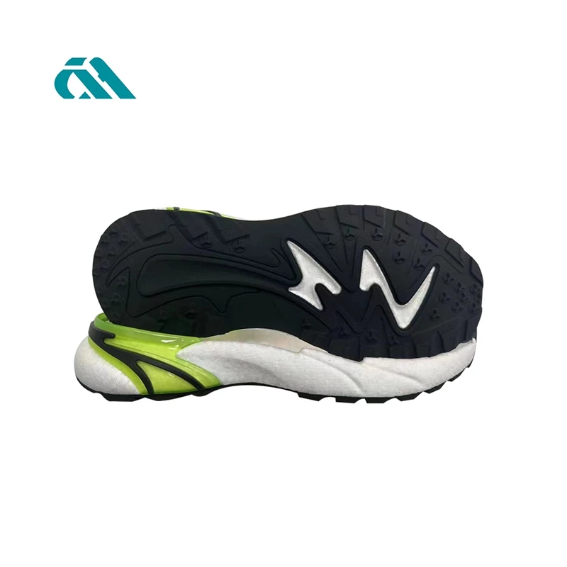 Factory Custom Popular Soft Lightweight tpu+tpu Shoe Sole for Sneakers