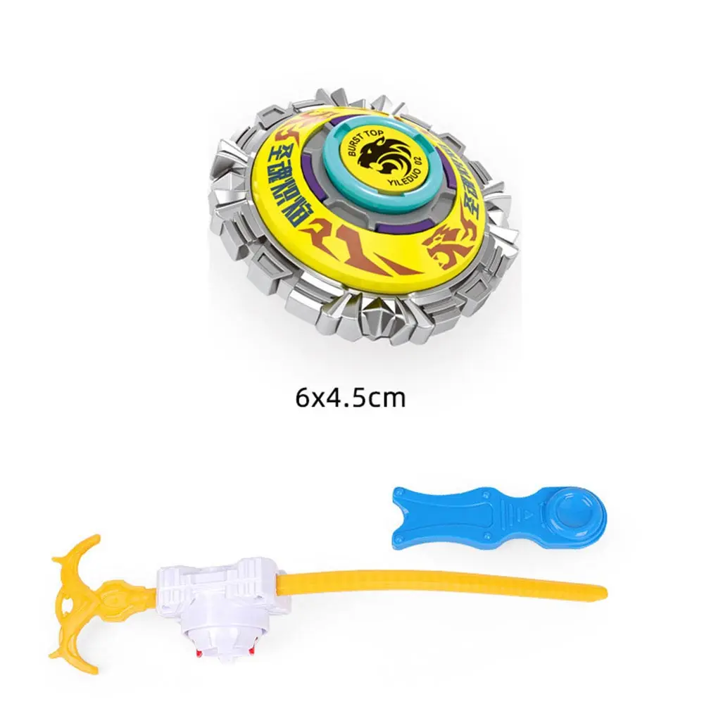 Battling burst gyro toy set spinning tops with launchers and grip starter combat for boys ages 6+