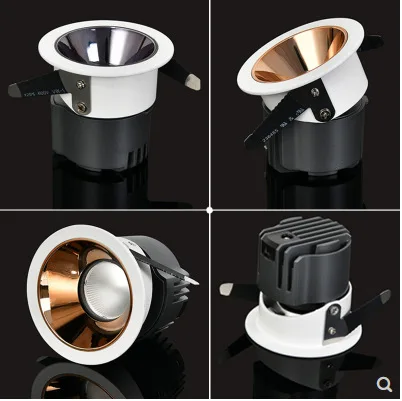 New tremd anti-glare spotlight 7w/10w/18w/30w smart dimmable downlights for hotel JYC0004