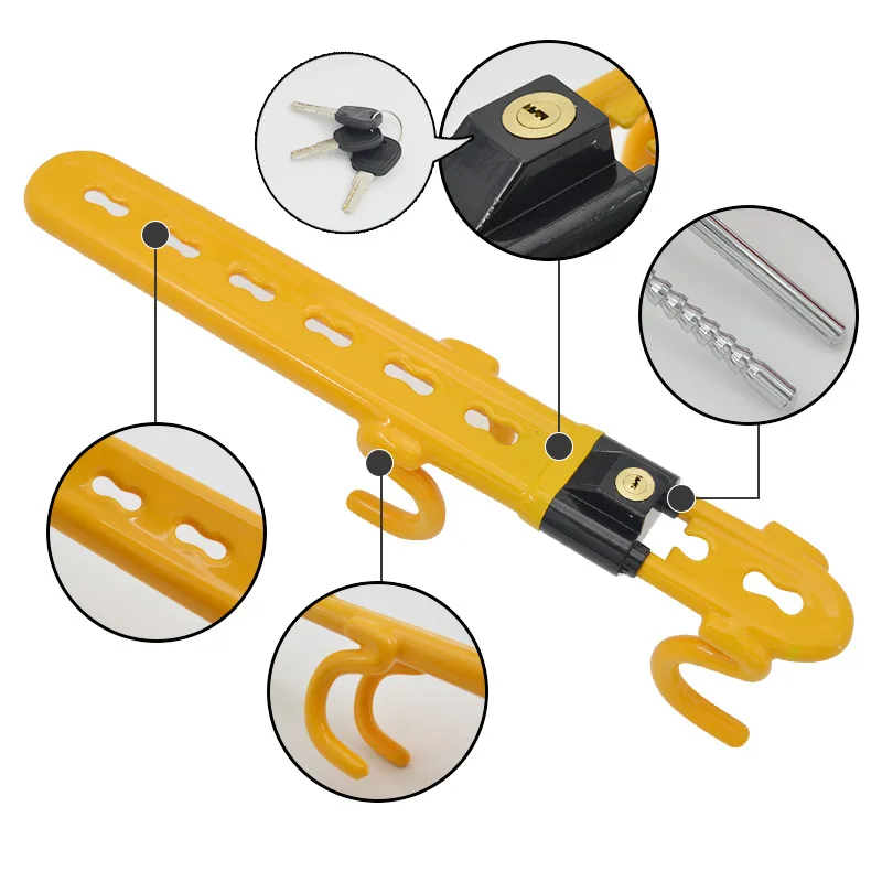 universal anti theft steering wheel lock vehicle Security auto accessories car parts secure tooling