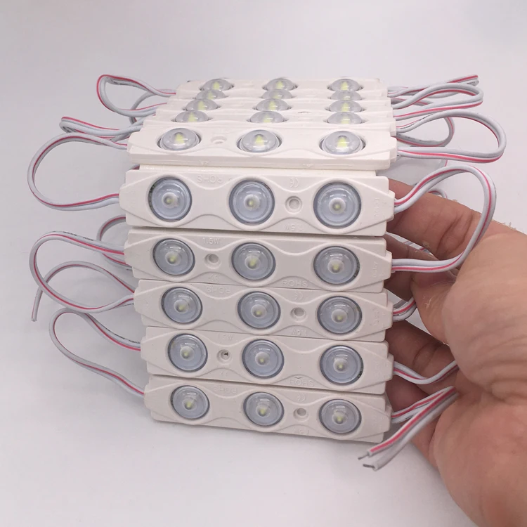 8218 3 LED DC 12V Modulo with Lens for Letter Sign Board Channel Lighting 1.5W 2835 LED Module