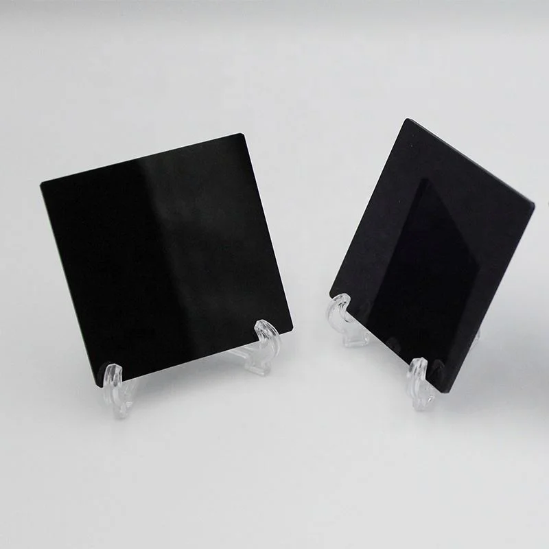 Customize Shape Infrared black optical UV filter glass ZWB1 U340