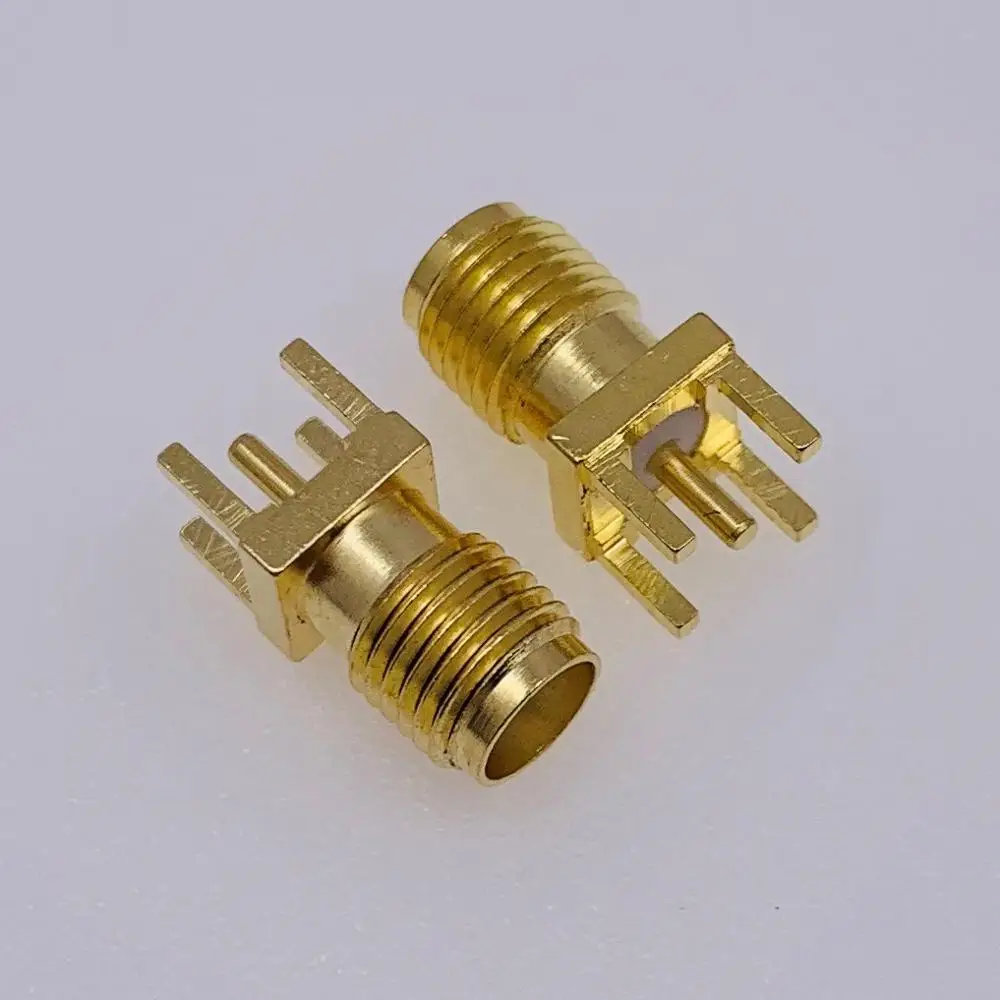 Factory direct RF coaxial connector SMA-KE RF coaxial SMA for PCB installation