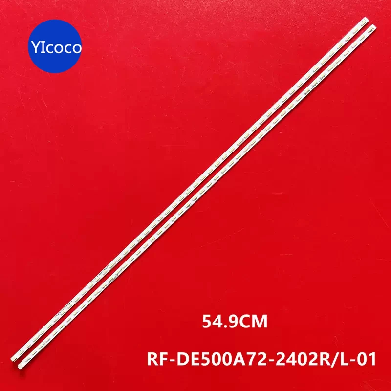 2pcs/set LED Backlight Strip for Lenovo 17TV 50I Strip Light 50S9I Backlight Strip RF-DE500A72-2402R/L-01 LCD 549MM  48LED