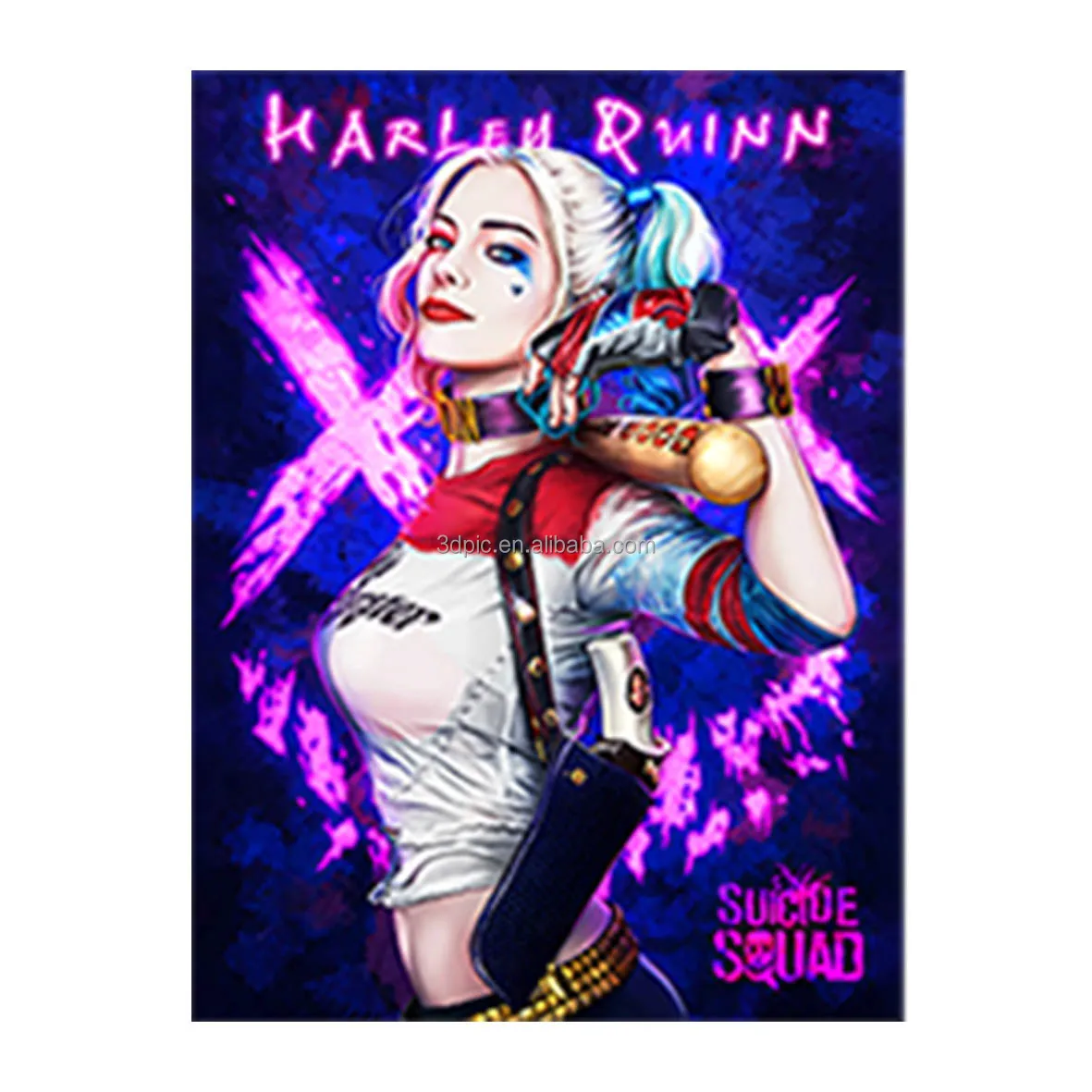 Wholesale A3 Japanese Anime Lenticular picture with frame Animation Pictures Anime Lenticular 3D Poster For Wall Art