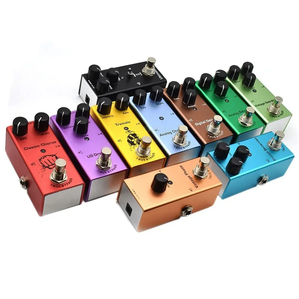 Electric Guitar Effects Pedals Mini Single Type DC 9V Accessories Vintage Overdrive Lead Electric Guitar Pedals Effects