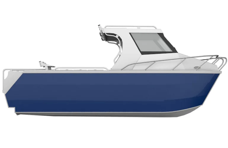 New Lifestyle 24ft aluminum catamaran boat cabin cruiser