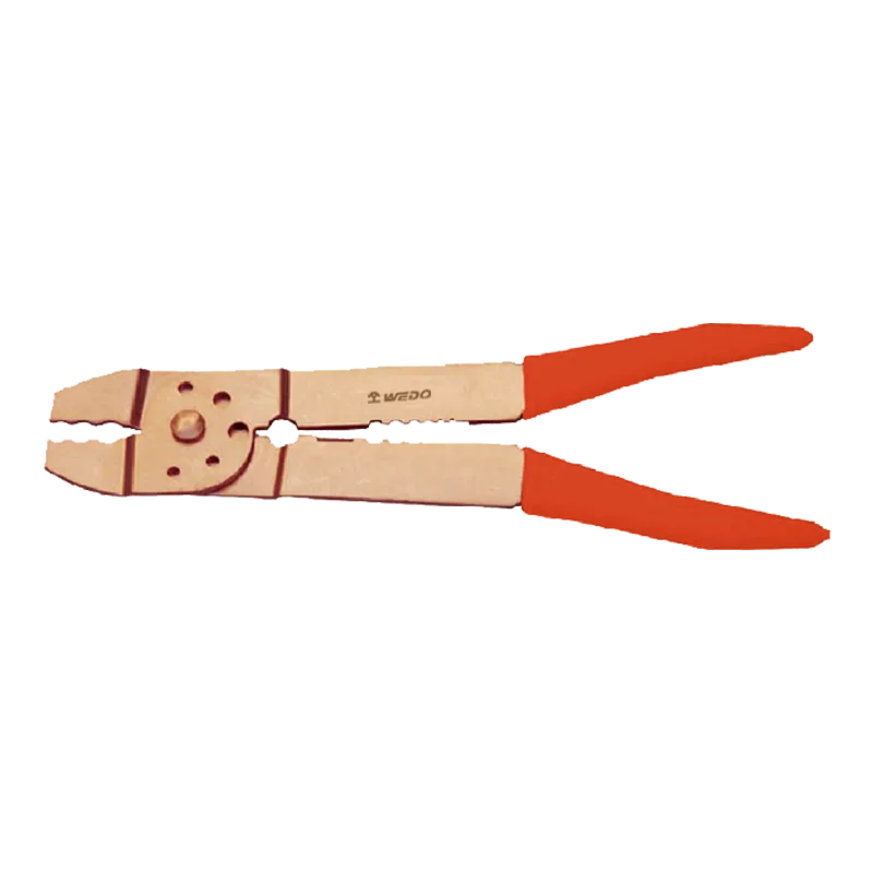 
WEDO Non Sparking Crimping Tool, Insulated Cable Connectors Aluminium Bronze and Beryllium Copper 
