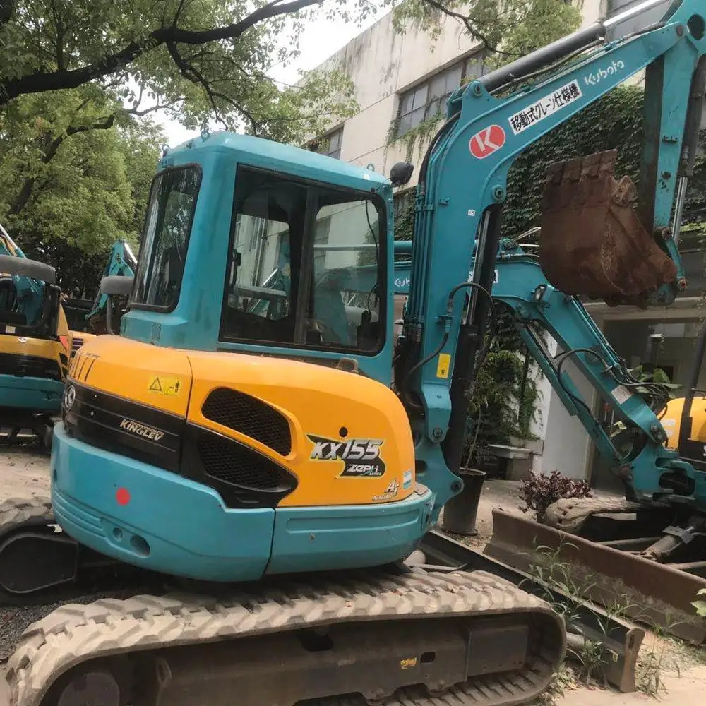 Second hand excavator Kubota KX155 5.5 ton