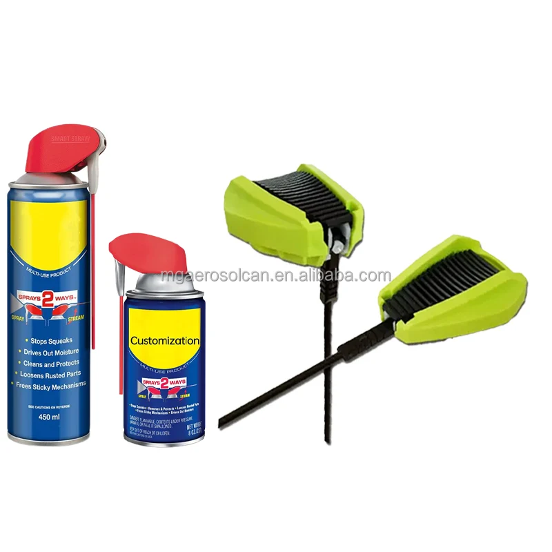 2023 hot sale good quality customize multi-function valves lubricant aerosol can valve for car chain aerosol can