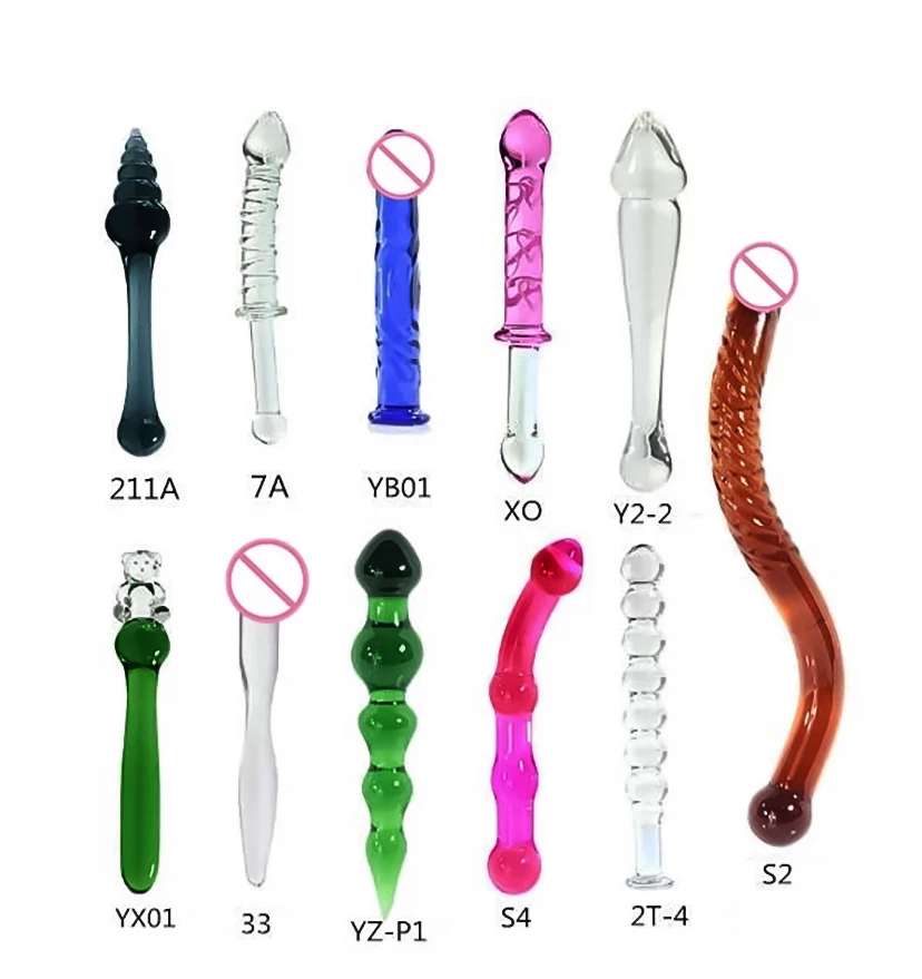 
Exotic Sexy Game G-Spot Clitoral Vaginal Masturbator Massager Expand Butt Plugs for Women Sex Toys Long Crystal Glass Anal Plug 