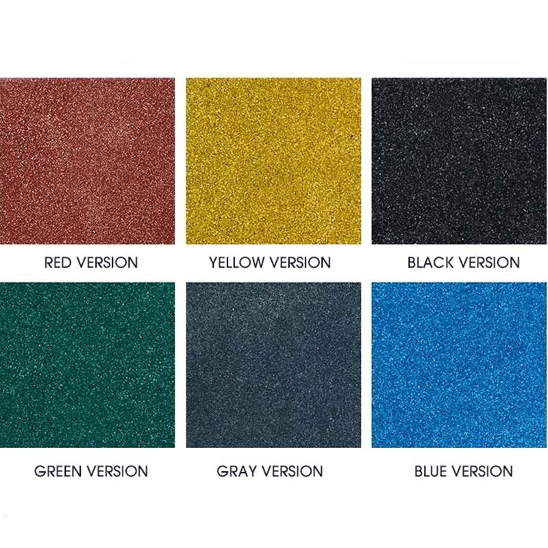 Weight Lifting Gym Crossfit Rubber Floor 1 Inch Thick Rubber Mat With Epdm Granules