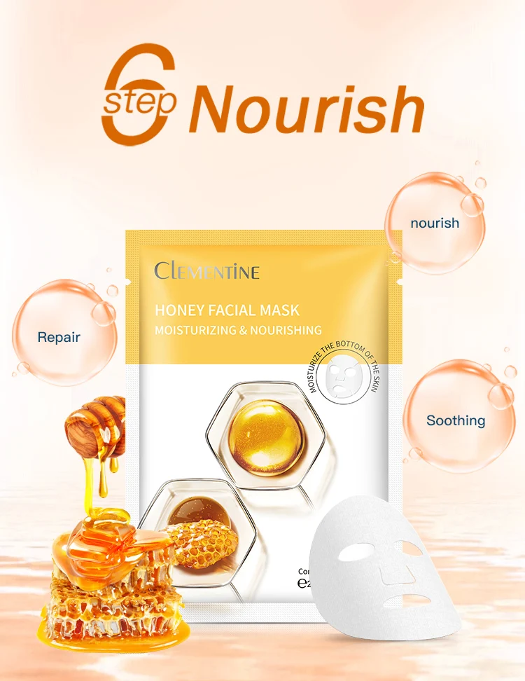 Custom Private Label Korean Whitening Moisturizing Face Maskss Fruit Beauty Face Mask sheet Sheetmask Skin Care Facial Mask