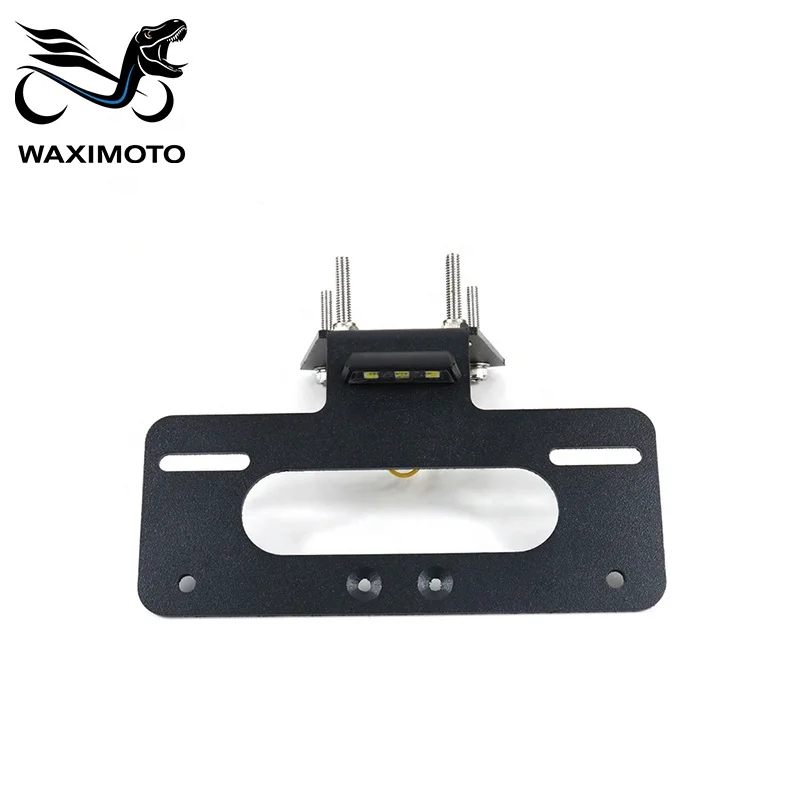 Waximoto подходит для KAWASAKI ZX6R 2005-2006, алюминиевый держатель номерного знака, выпрямитель для хвоста