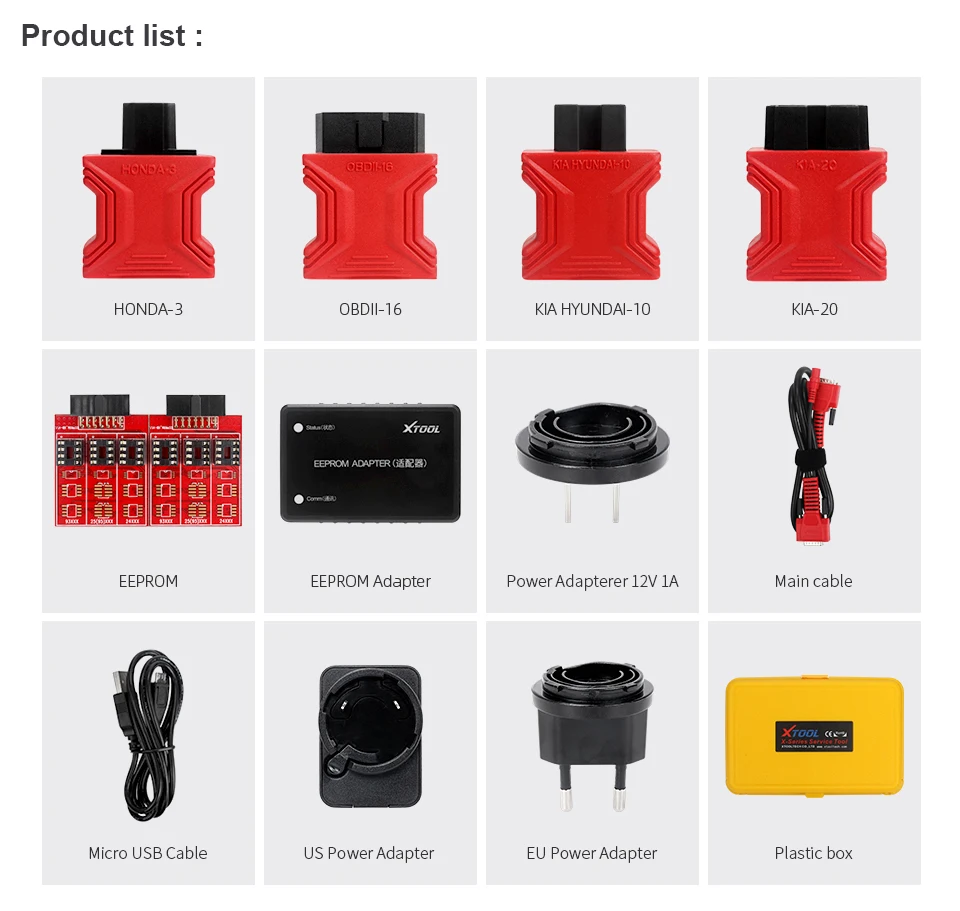  Оригинальный Xtool X100 Pro2 Авто ключевой программист обновление X-100 PRO с EEPROM адаптер поддерживает пройденное расстояние в милях