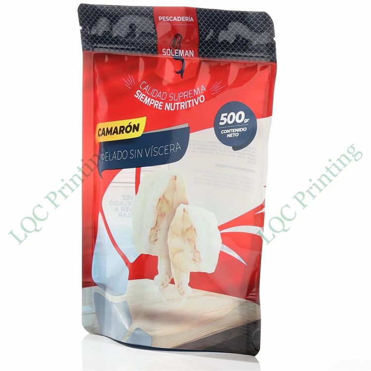 Customized printed beef Jerky food snacks nuts stand up pouch packaging bags with resealable zipper window foil