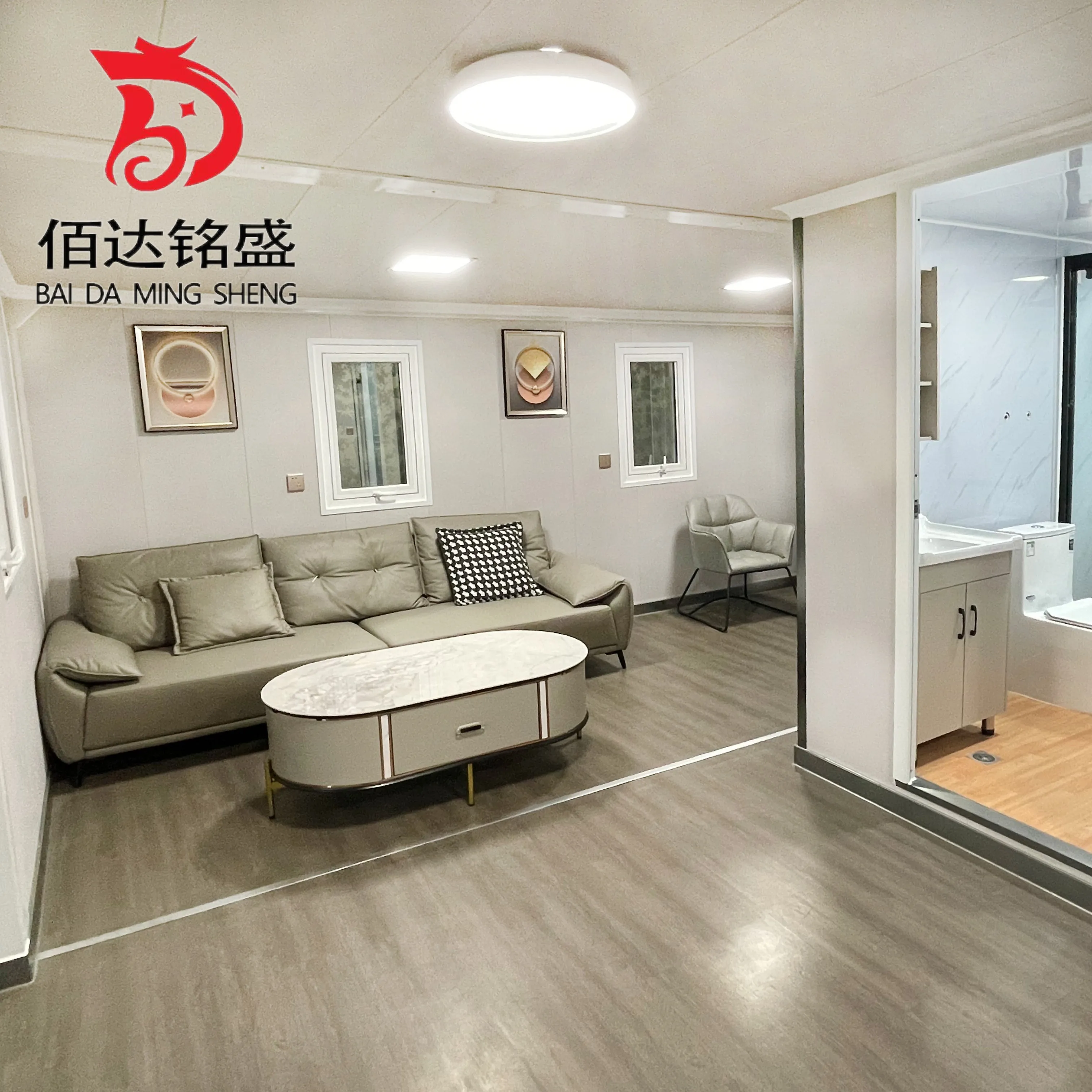 Professional Manufacture Directly Provide Expandable Folding House Prefabricated Building With Separate Wet And Dry Bathrooms