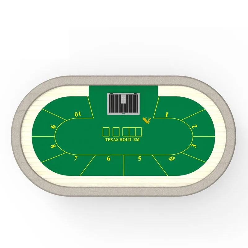 Оптовая продажа от производителя YH, деревянные покерные столы для казино Делюкс, 10 игроков, Техасский Холдем
