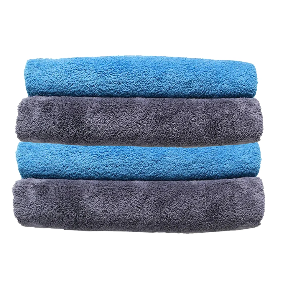 Square durable Thickening Coral fleece cleaning car rollos toalla micro fibra towel