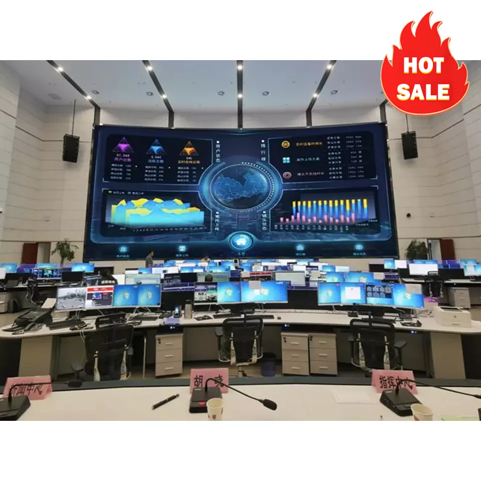 Canbest 16:9 Indoor Fixed All In One COB LED Display P0.9 Ultra Slim 4K 8K Video Wall Pantalla Led Interior