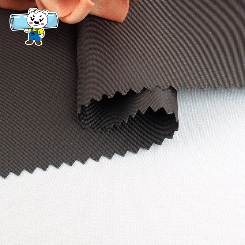 
75D*200D RPET fabric nylon-like 100% recycled polyster for handbag moomybag climbingbag flight jacket 