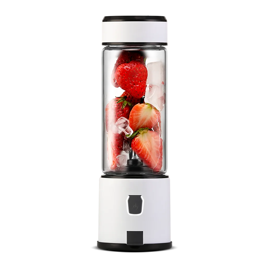Rechargeable Portable Home Juice Cup Ice Crushing Stainless Steel Stand Mini Mixer Household Juicer Smoothie Maker Blender