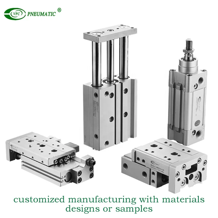 SMC type MSQ Series 90 180 Degrees Swing Solid Aluminum Pneumatic Rotary Table Actuator Cylinder