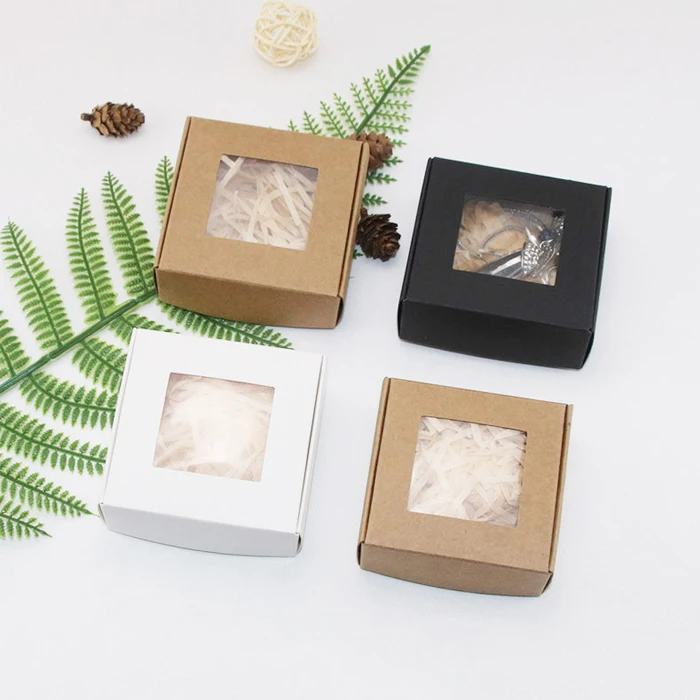 Eco-friendly Handmade Kraft Paper Box With Cut Out Shape