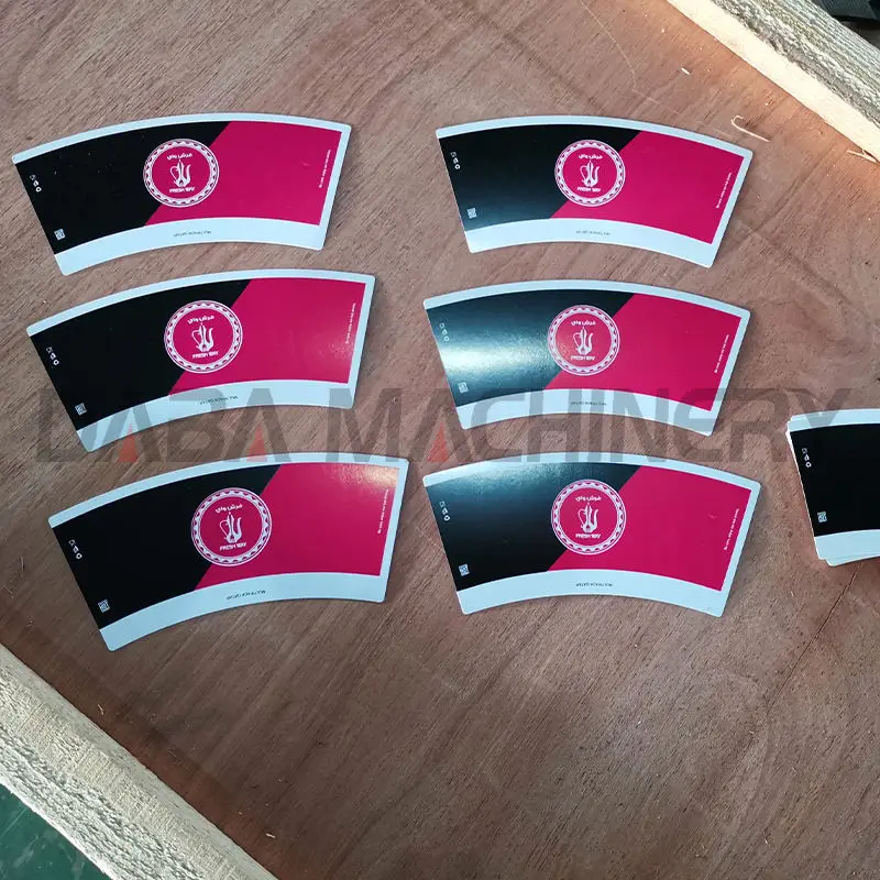 multicolor paper cup blank printing machine printing machine for small business paper cup