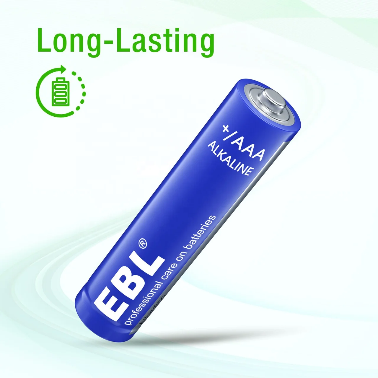 EBL High Performance 1150 mAh 1.5 V Non-Rechargeable AAA Alkaline Battery With 10-Year Shelf Life