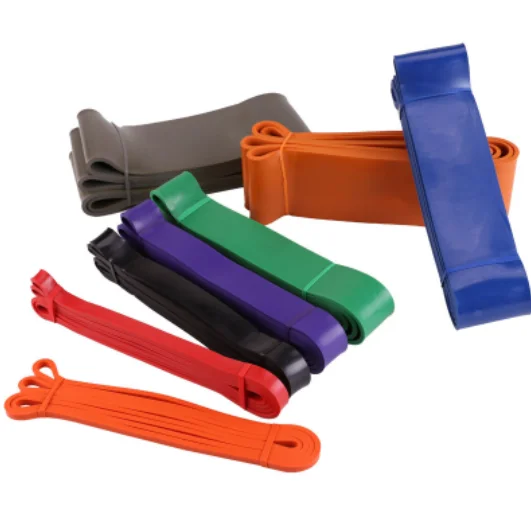 4pcs Sets Resistance Bands Pull Up Gym Elastic  Latex Bands Loops Home Exercise Fitness Power  Bands