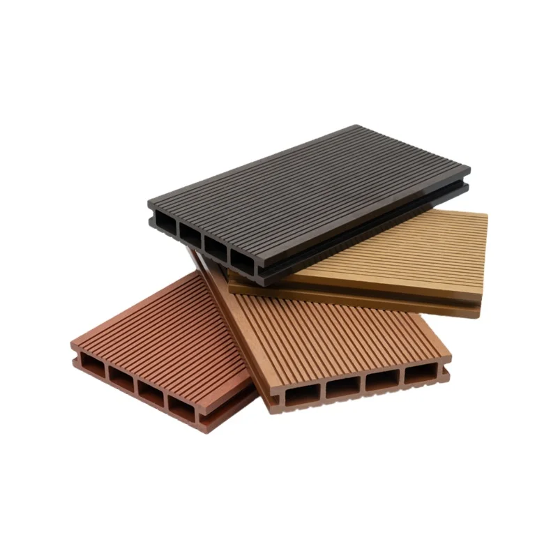Linyi Chuangsheng Outdoor Pool Deck Hollow Wood Plastic Composite Boards Flooring