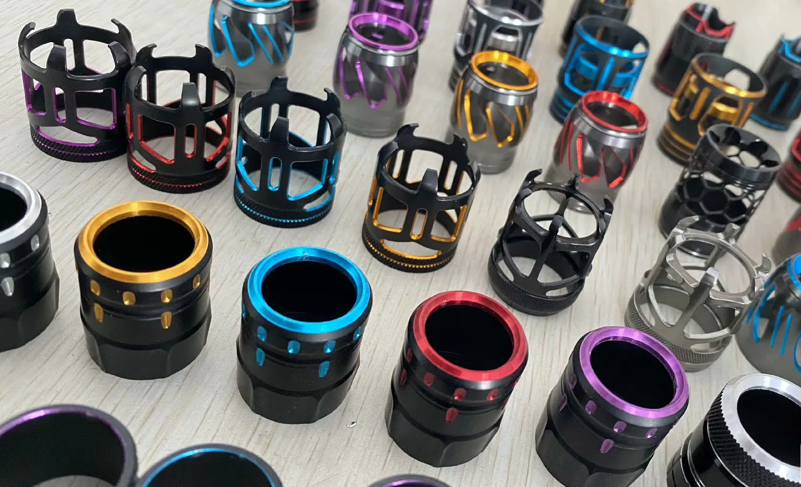 Fishing Rod Accessories Anodized Aluminum Winding Checks