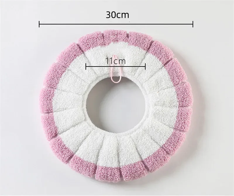 Toilet Seat Cover Thickened Kitted Toilet Mat Antifreeze Toilet Cover Soft Cartoon Seat Covers Bathroom Products