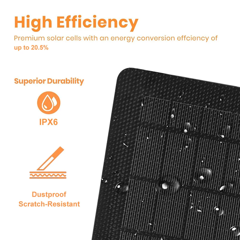 BUHESHUI 30W Folding Solar Panel Charger USB 5V DC12V Waterproof Portable Solar Charger Mobile Power Outdoor Camping Hiking