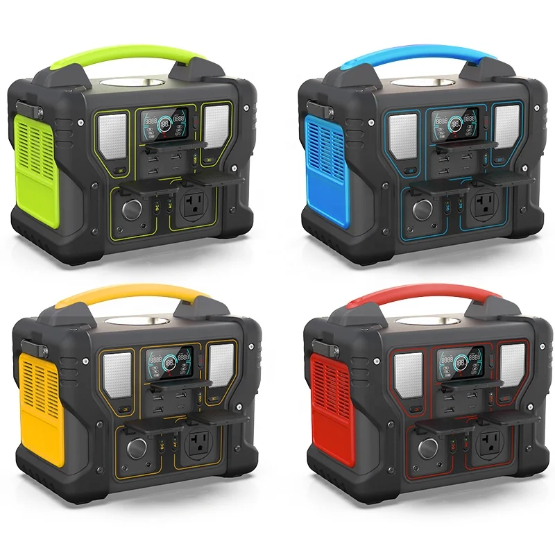 110V 220V 500W Outdoor Energy Storage Fast Charger Emergency Portable Power Station Lithium Battery Solar Generator For Home use