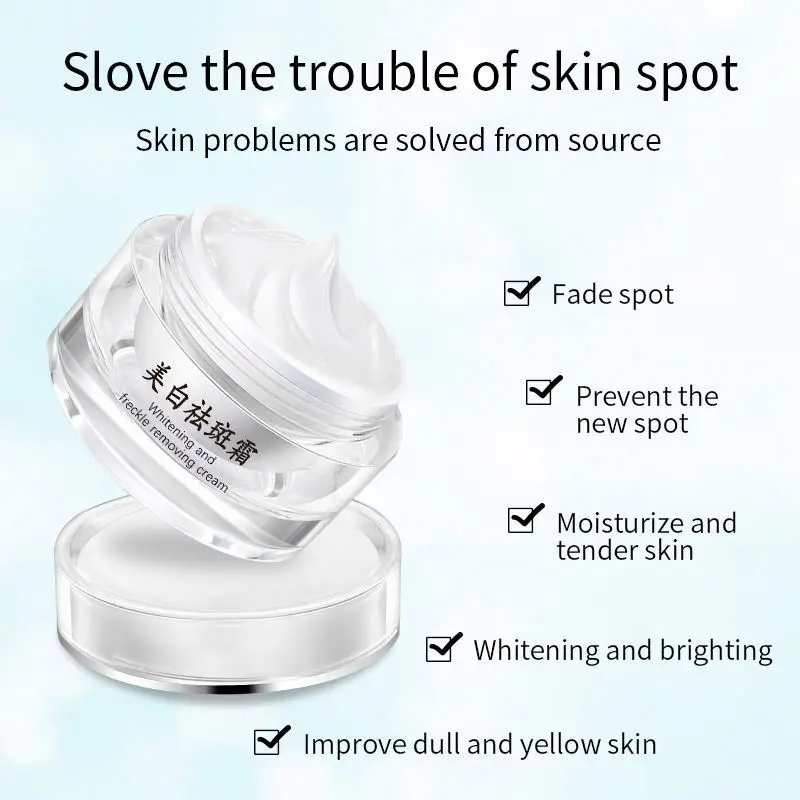 Dark spot corrector remover face cream black skin whitening cream top selling products in alibaba