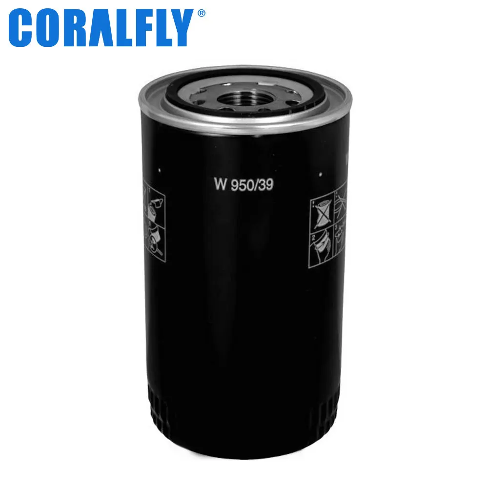Wholesale Excavator Truck Diesel Engine Parts W950 Oil Filter W950/39 For Mann Filter